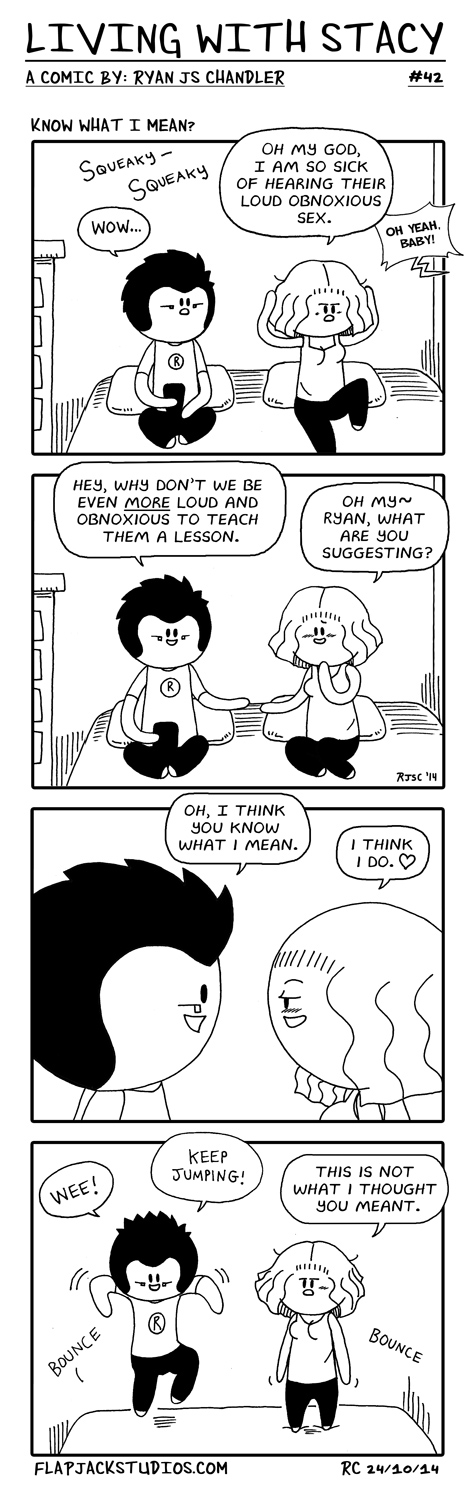 Living With Stacy #41 - Topwebcomic 42 Know What I mean? Ryan and Stacy Cute and Adorable