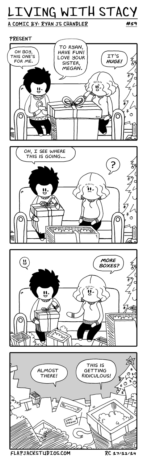 Living With Stacy #59 Present Ryan and Stacy topwebcomics Cute and Adorable