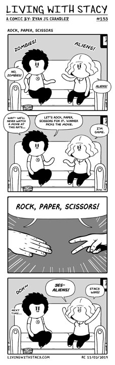 Rock paper scissors LWS Comic Couples Fights Movies